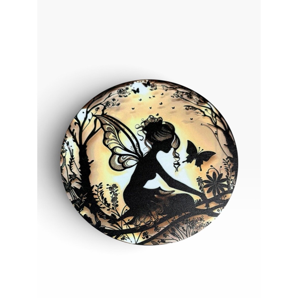 New Novelty Collectible Metal Sign fairy angel butterflies trees